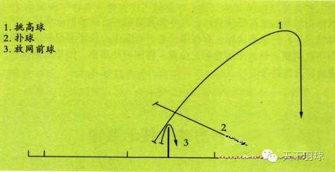 按飞行弧线划分羽毛球球法类型(图3)